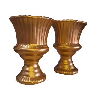 Par Vaso Renda Para Decoração De Festa Em Cerâmica 2 Unidades Decoração De Casa Rustica