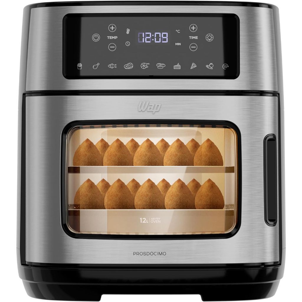 Fritadeira Elétrica Wap Air Fryer Oven Digital 12l 220v