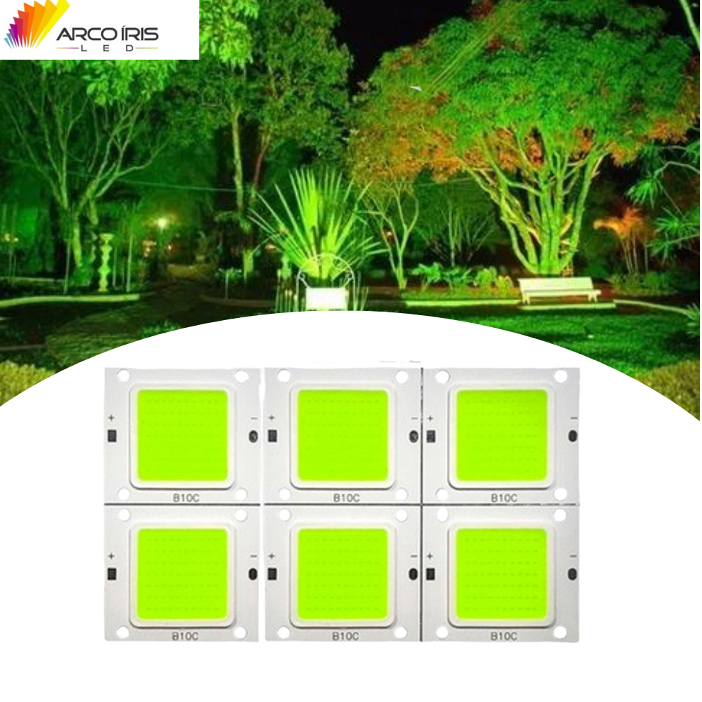 Chip Reposição Led 30w Refletores Coloração Verde