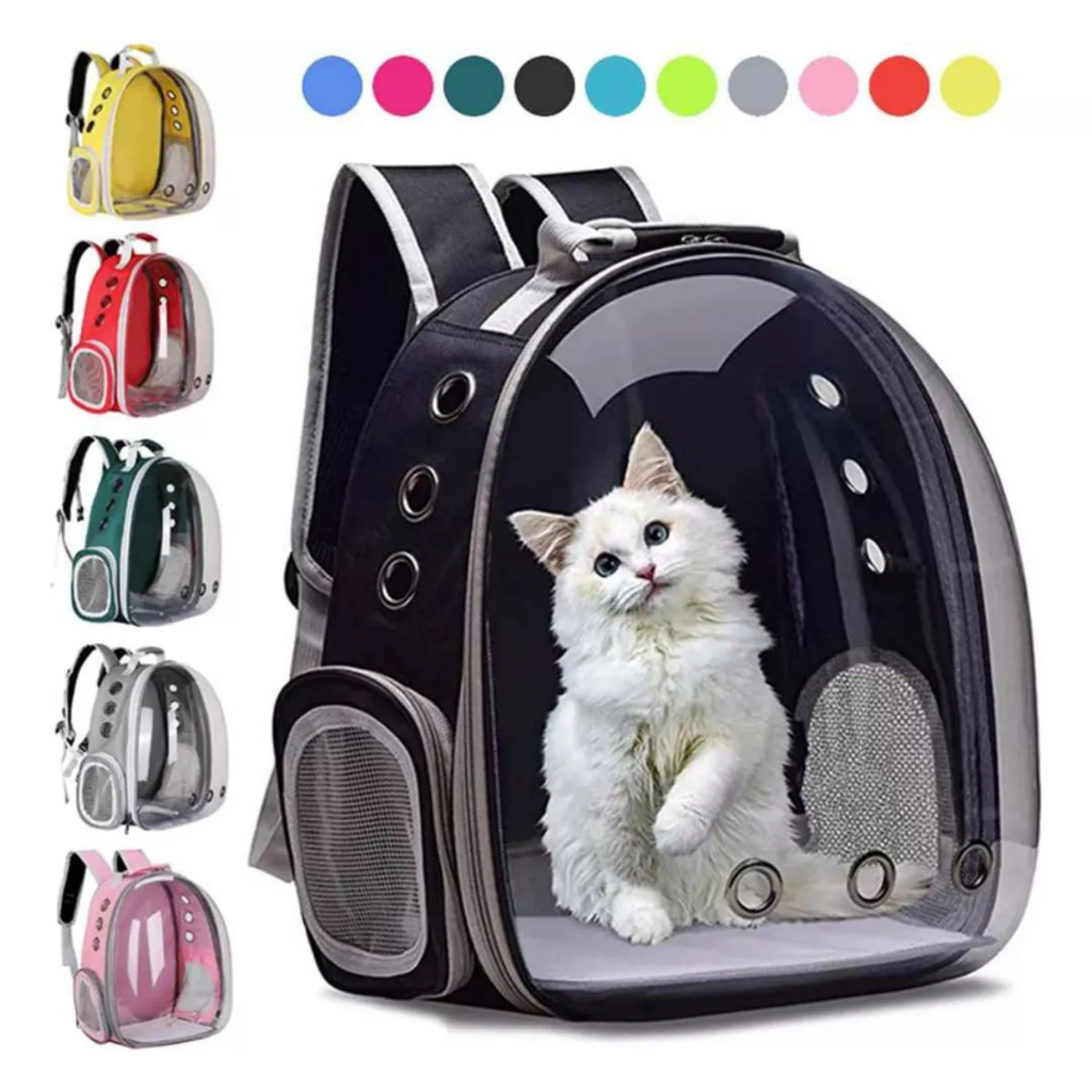 Mochila Pet Cães Gatos Visão Panorâmica Astronauta Acrílico