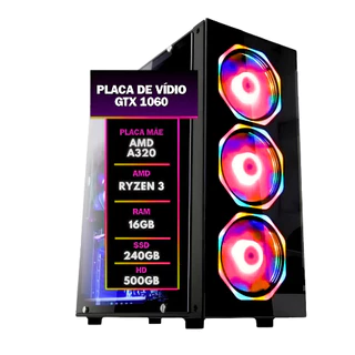 Pc Gamer Bestgamer jogos Intel I5 16gb Ram Ssd480 Gtx1060 Hd500gb