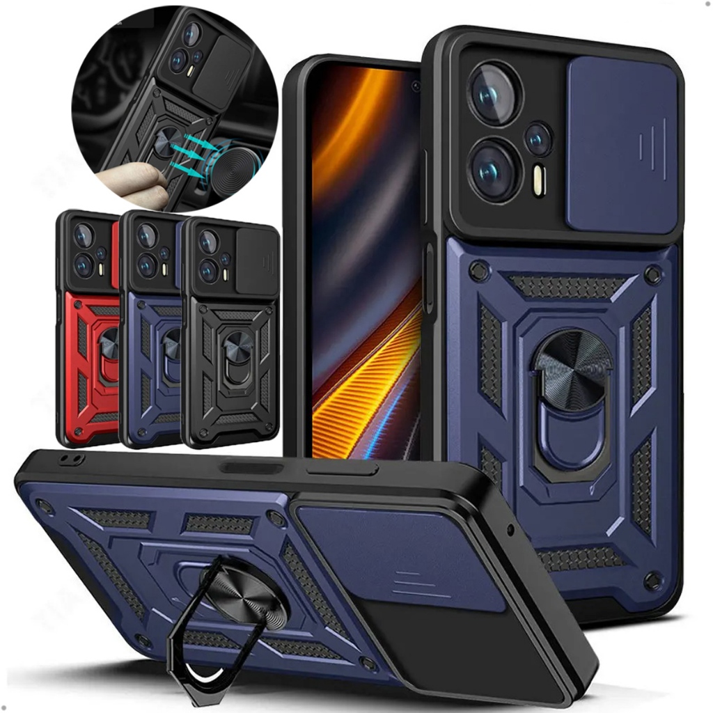 Capa Capinha Case Para Redmi Note 12 Turbo / Poco F5 5g Armadura Militar Premium