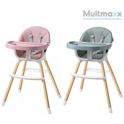 Cadeirinha De Alimentação Para Bebê Multmaxx Altura Ajustável Portátil Premium Assento Acolchoado