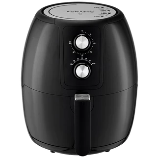 Fritadeira Air Fryer Elétrica Agratto Supremma 3,6L FES-01 Preto/Inox