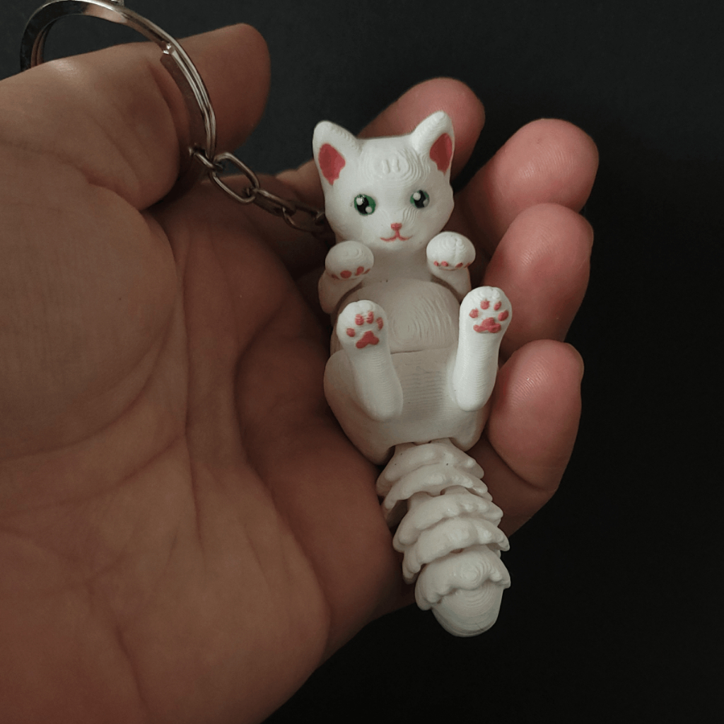 Chaveiro de Gato, Chaveiro de gatinho, Gato articulado