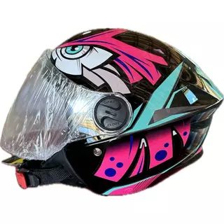 Capacete Pro Tork Tribal rosa