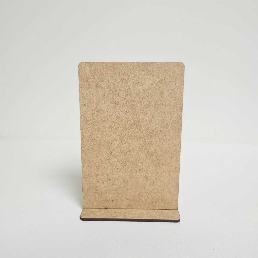 Kit com 100 Placas 10x14 com cantos arredondados e com base em mdf cru ...