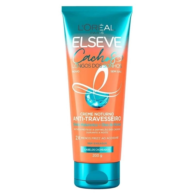 Creme de Pentear Noturno L'Oréal Paris Elseve Cachos Longo dos Sonhos ...
