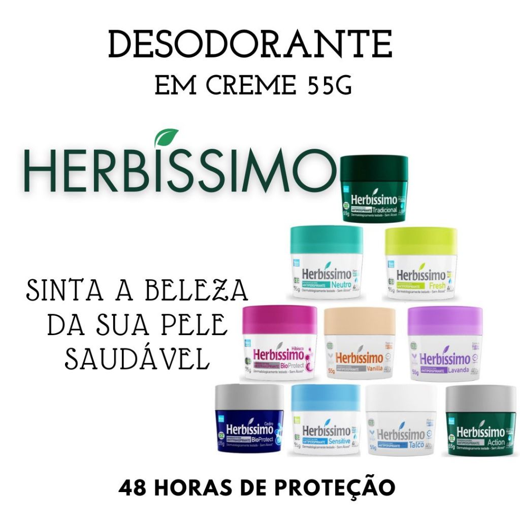 Desodorante em Creme Herbíssimo 55g