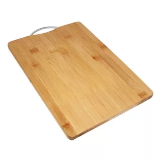 Tábua De Corte Bambu Resistente Carnes Churrasco Cozinha Envio Agora