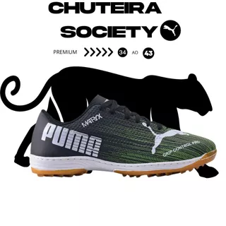 CHUTEIRA SOCIETY VERDE grama sintetica/aderente/resistente/solado costurado/futebol