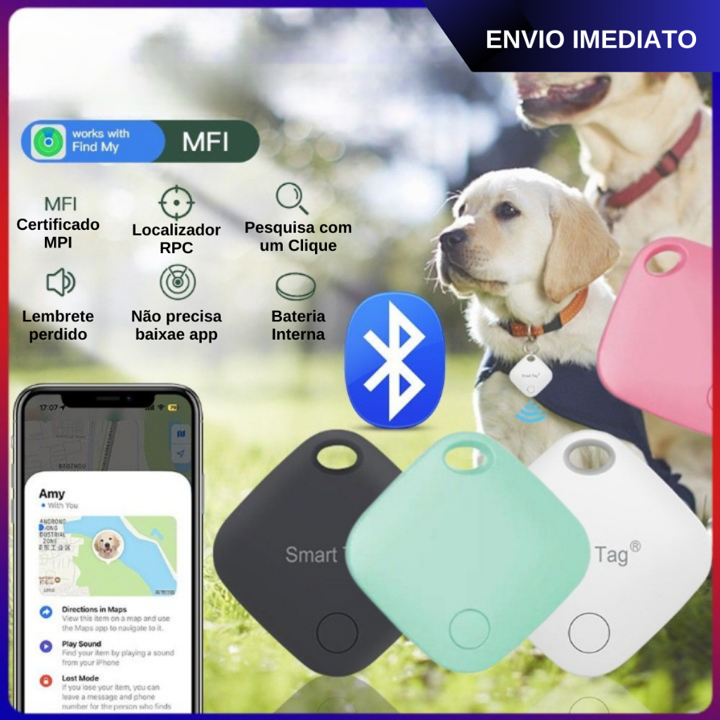Rastreador Gps Pet Positioning Tag Tracker Luggage Key Finder Smart ...