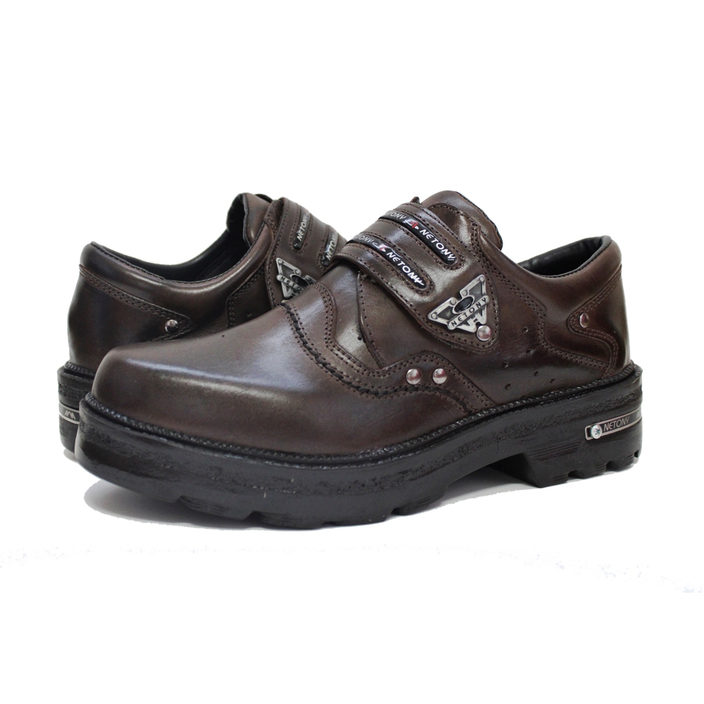 Bota Coturno Masculino Couro Borrachudo Soviético Resistente Confortável  Netony