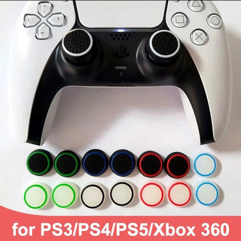 Grip de silicone Protetor de analógico de controle PlayStation XBOX Com textura
