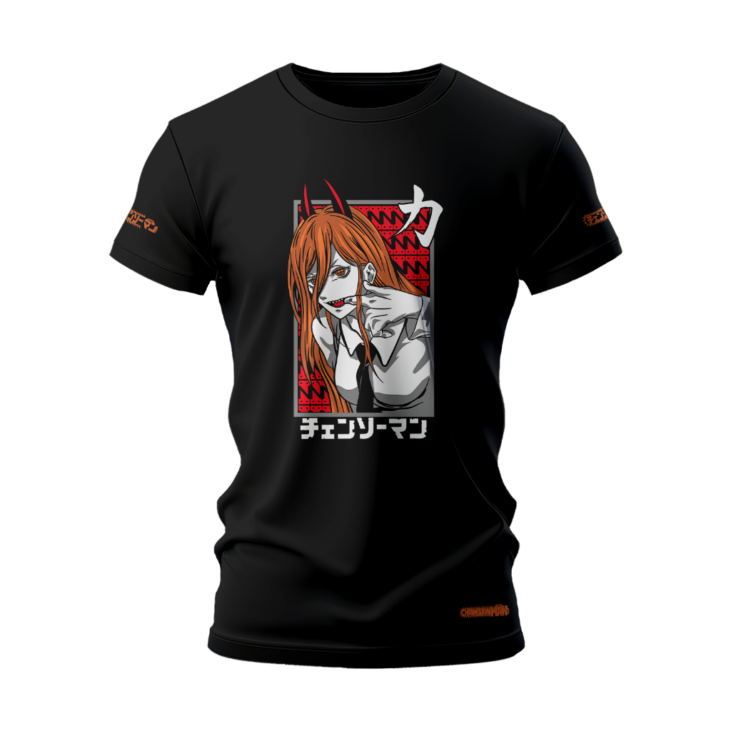 Camiseta Camisa Anime Desenho Chainsaw Man Power Ref: 20 | Shopee Brasil