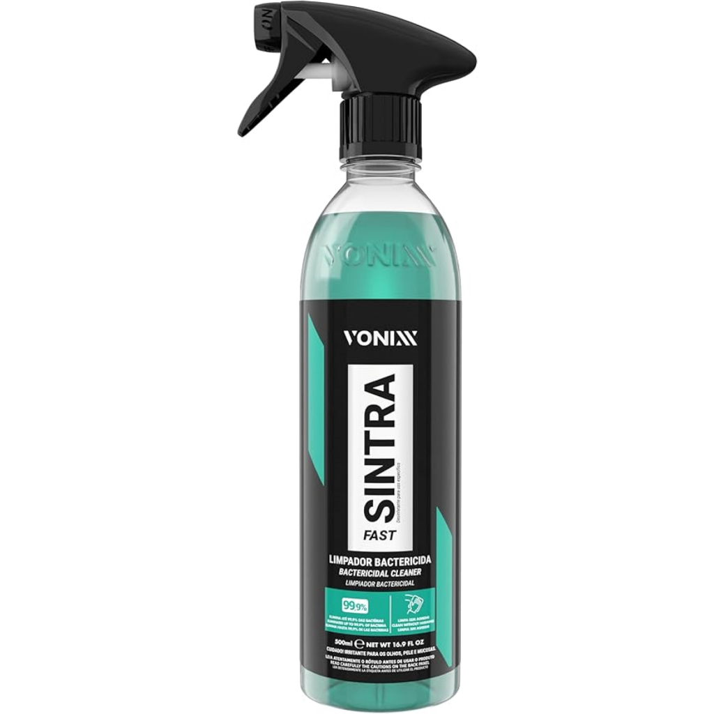 Sintra Fast Vonixx - Limpeza Interna De Veículos Painel E Plásticos Bactericida 500ml