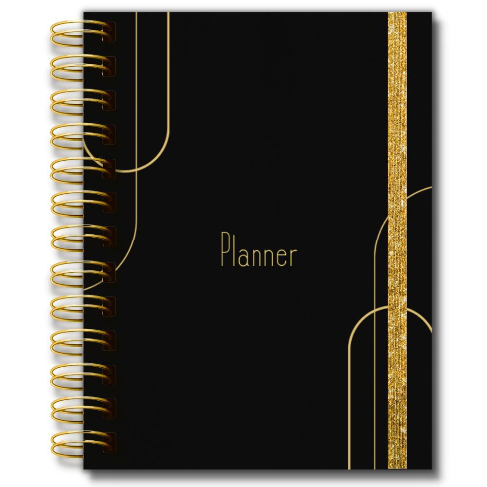 Planner Strategy - Planejamento Estratégico - EMF.Planner - Preto com Dourado
