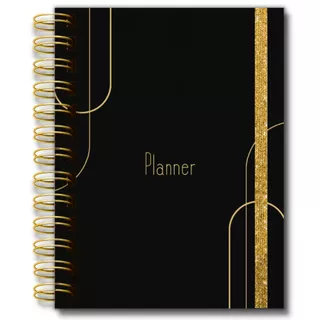 Planner Strategy - Planejamento Estratégico - EMF.Planner - Preto com Dourado