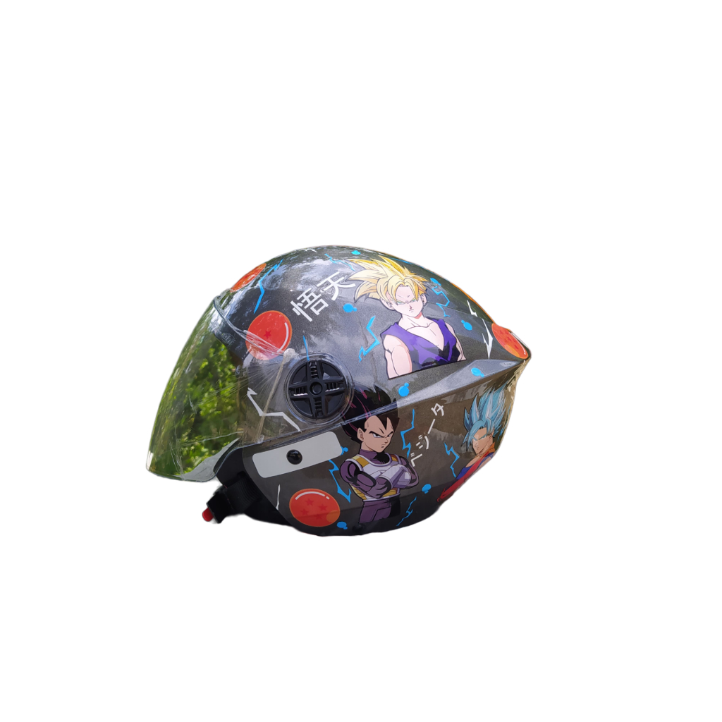 Capacete EBF New Spark Jet Personalizado-Modelo-Dragon Ball | Shopee Brasil