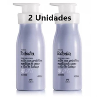 Kit Creme Hidratante Nutritivo Algodão Natura 400ml 2 Unidades