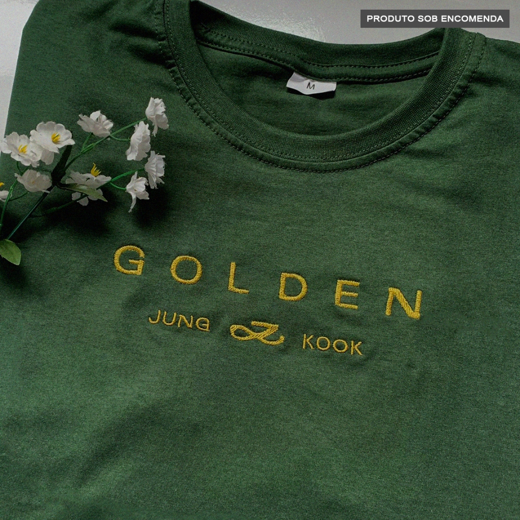 Moletom bordado Jungkook GOLDEN