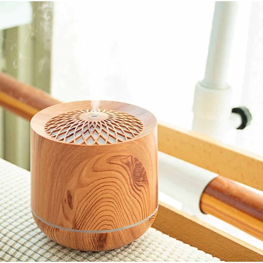 Difusor ultrassônico do umidificador do ar para a casa, nenhuma vara do filtro, óleo essencial do aroma, madeira muda, 300ml (*********** COR ENVIADA ALEATORIAMENTE ************)