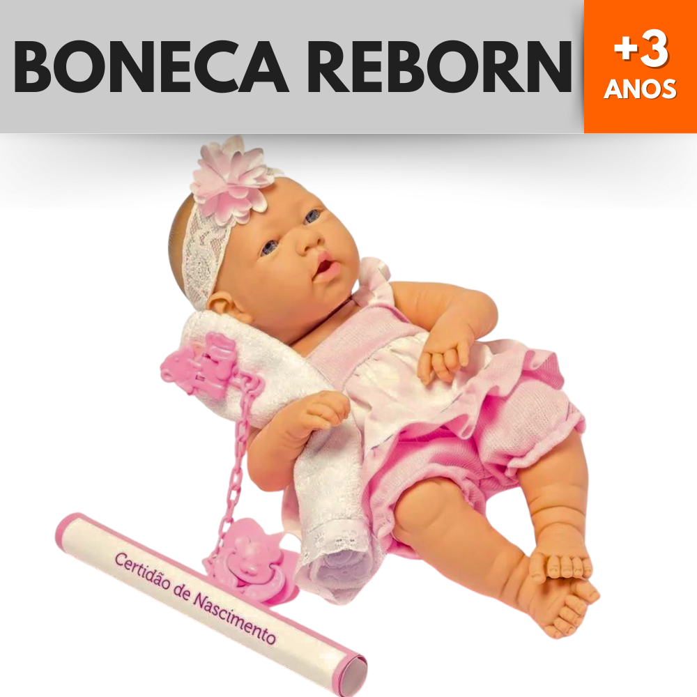 Boneca Reborn Nenenzinho Neném Baby Ninos Vinil Macio Grande Primeira ...