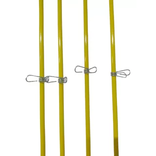20un Vareta Fibra Vidro Cerca Eletrica Rural 1,2mt C/ Clips
