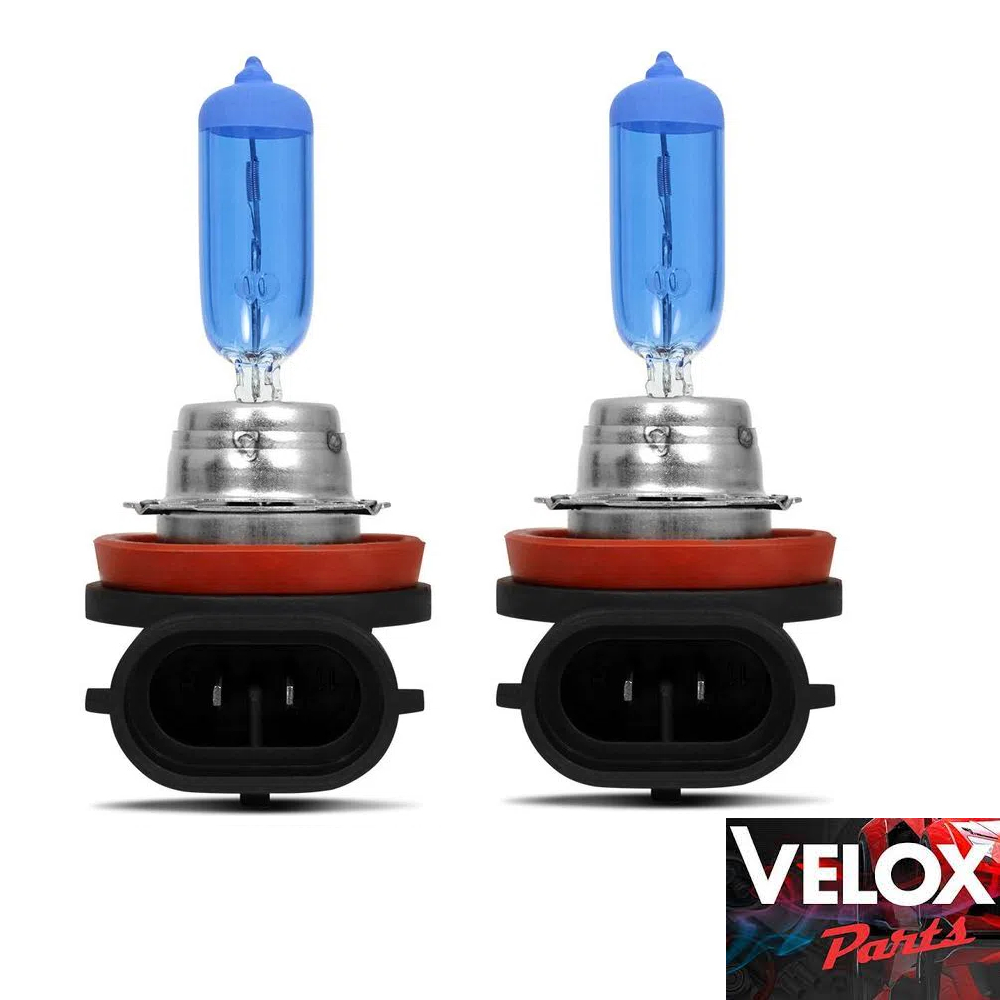 LÂMPADA SUPER BRANCA H16/2 12V 19W 8500K - velox