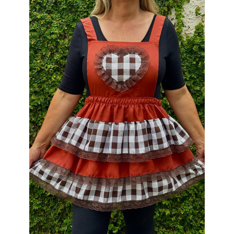 Vestido Junino Roupa De Festa Junina Plus Size Vestido Junino