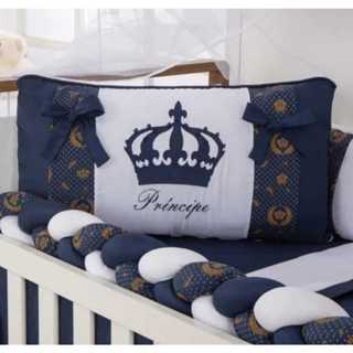 KIT DE BERÇO COROA URSO BARATO 3 PEÇAS