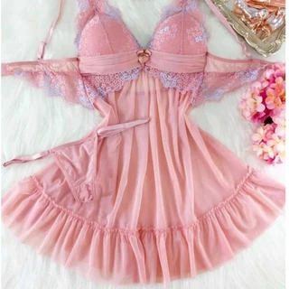 Camisola Renda Tule Bicolor linda