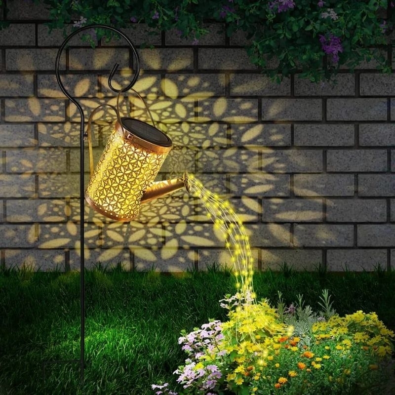 LUMINARIA SOLAR JARDIM MODELO REGADOR Shopee Brasil