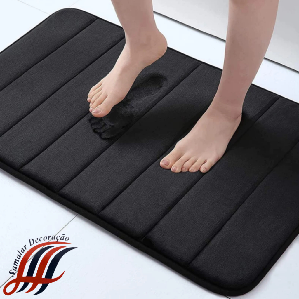 Tapete Antiderrapante Macio Soft Conforto Luxo 40x60
