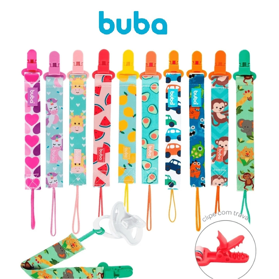Prendedor de Chupeta Bico Desenhos Lindos - Buba (Variações variadas ...