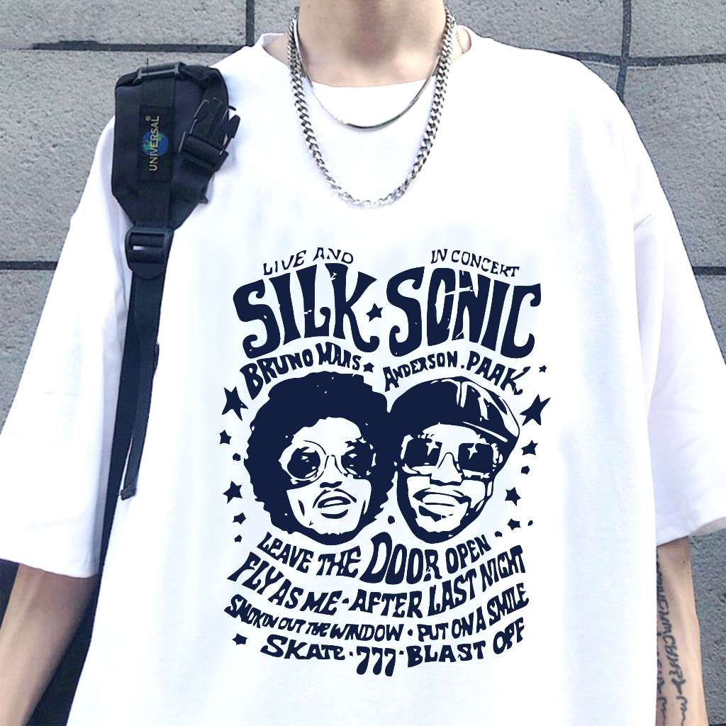 Camiseta Drive Me Nuts Silk Sonic Bruno Aesthetic Unissex