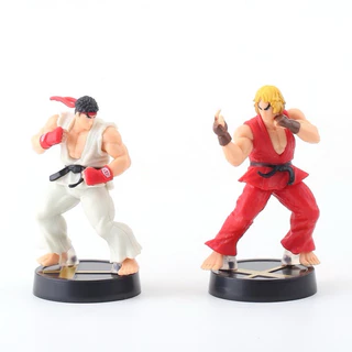 miniaturas Ryu e Ken