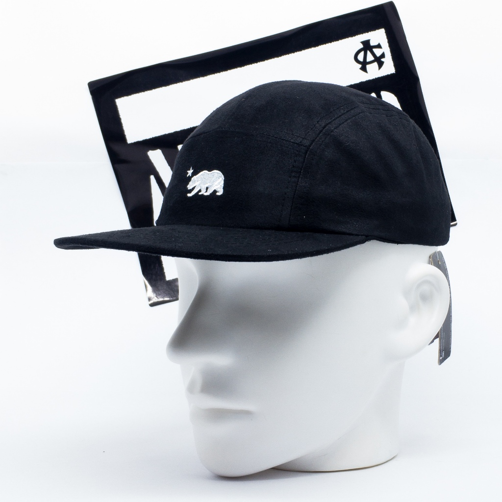BONÉ ANTH.CO PREMIUM FIVE PANEL URSA - PRETO - 5 GOMOS - ABA RETA - COM ...