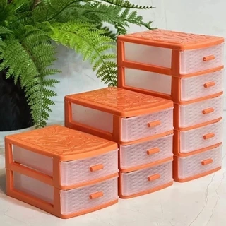 Mini gaveteiro organizador de Mesa 3 Gavetas