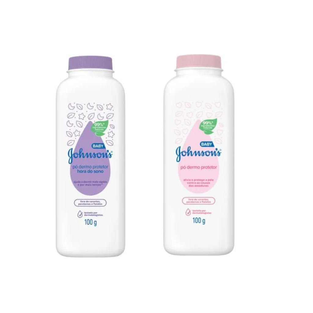 TALCO JOHNSONS BABY 100G DERMO PROTETOR HORA DO SONO