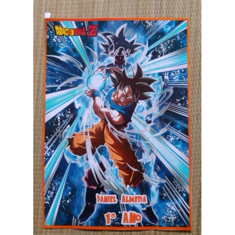 Adesivo Para Capa De Caderno Escolar Dragon Ball Z | Shopee Brasil