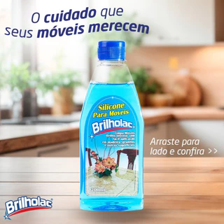 Silicone p/ moveis Brilholac 200ml Perfumado