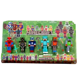 KIT COM 6 MINECRAFT A SUA ESCOLHA