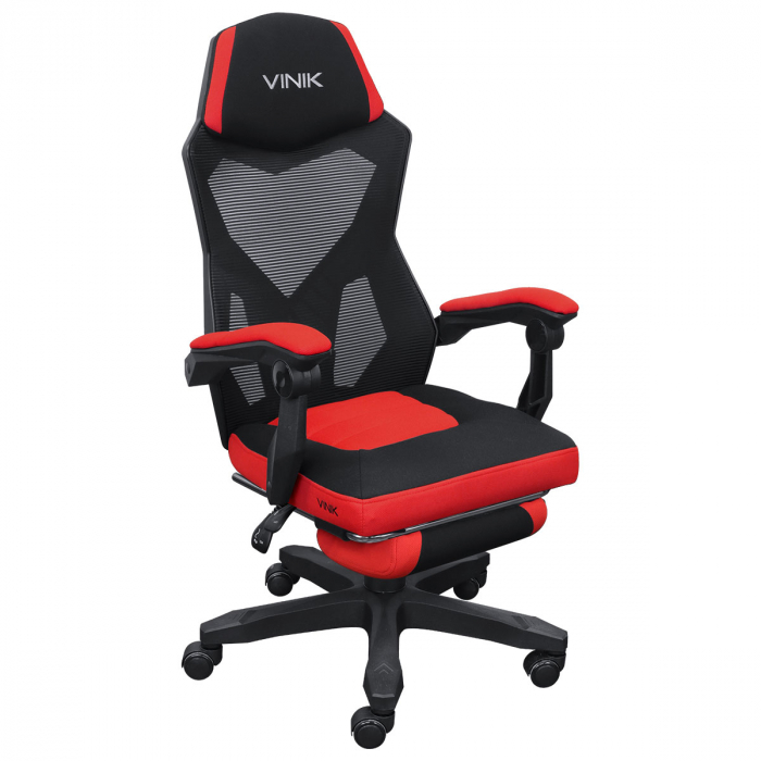 Cadeira Gamer Rocket Preto/Vermelha - Cgr10pt - com Apoio de Braço VINIK