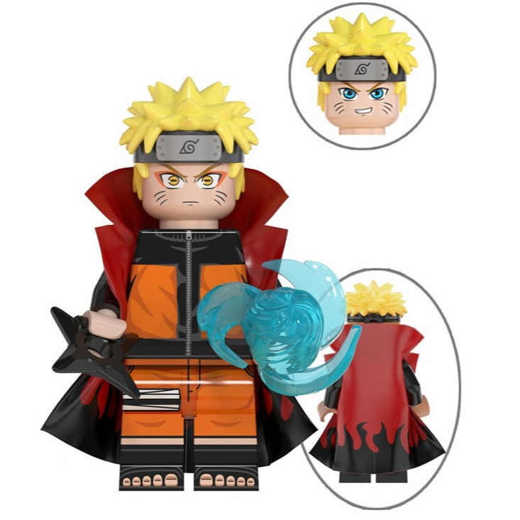Naruto Shippuden Anime Modo Sennin Bonecos Minifigures Blocos de Montar Compatível