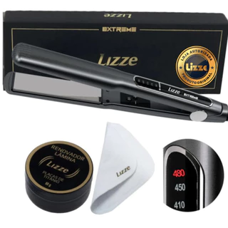 Prancha Chapinha ORIGINAL LIZZE EXTREME 480º F + Kit Limpeza Pasta Cera Polimeto