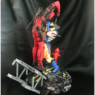 Deadpool x Wolverine Estátua Action Figure Estátua Impressão 3D