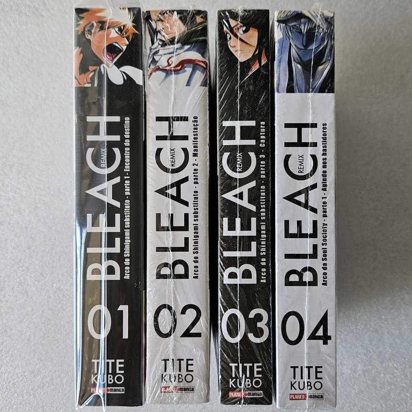 Bleach Remix 1, 2, 3 e 4 - Mangá Panini