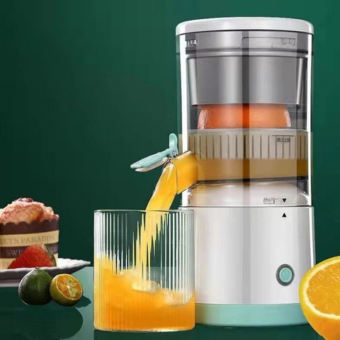 Espremedor Elétrico Laranja Limão Frutas Fazer Sucos Recarregável Usb Cozinha — foto 1 — Achou Levou Brasil