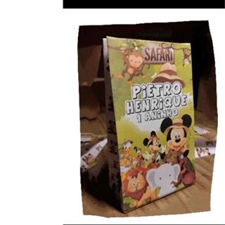 20 sacolinha surpresa Mickey safari